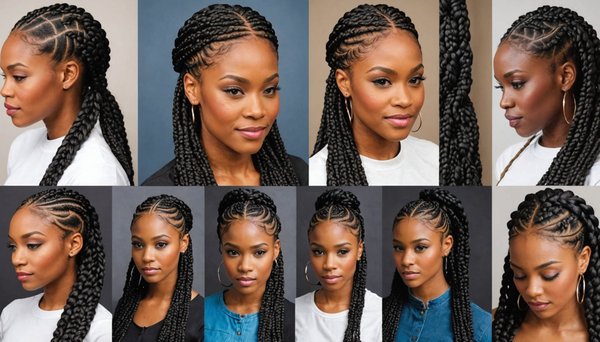 Styles variés de mèches à tresser : créez votre look unique !